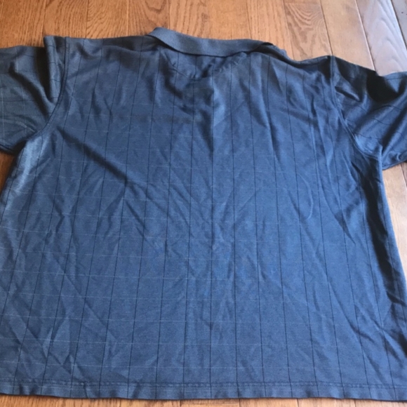 Van heusen navy checked polo - Picture 2 of 6